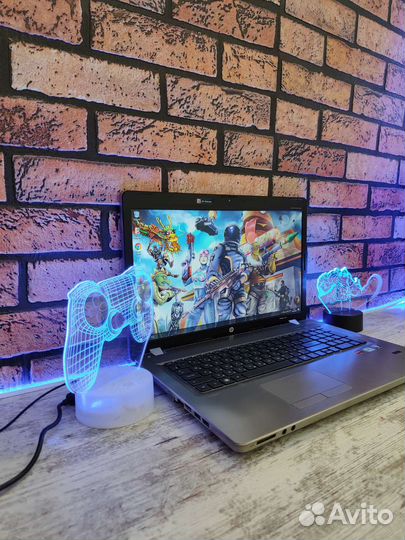 Мощный 17,3д HP i5 2Gb Видео 8 озу SSD