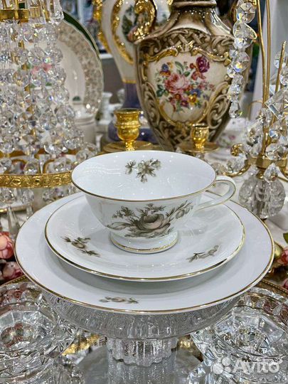 Винтаж: Чайная тройка Rosentahl