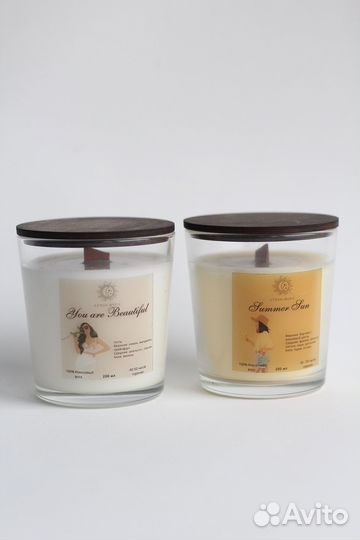 Ароматические свечи Подарок на день рождения