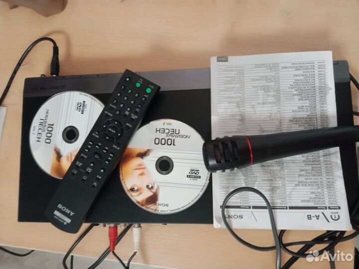 Dvd плеер sony караоке DVP-K68P