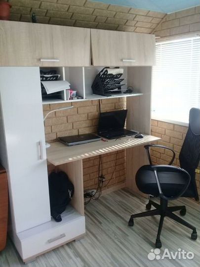 Стол новый пкс-1 Дуб Сонома/Белый глянец