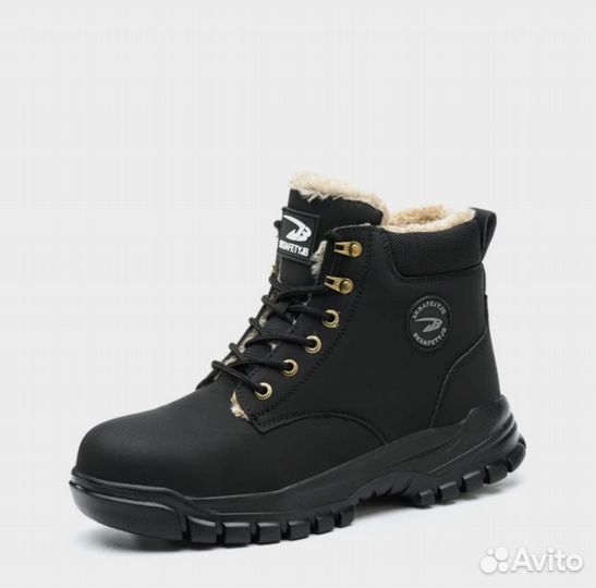 Зимние ботинки водонеп мужские со стальным носком