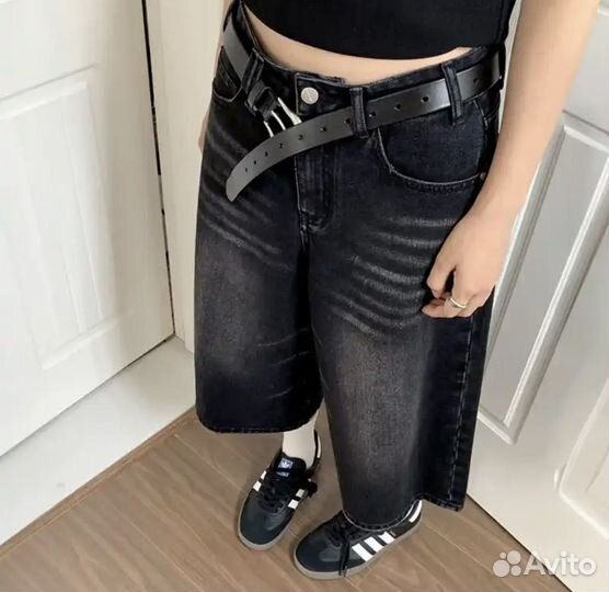 Шорты широкие y2k черные