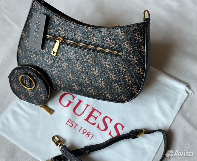 Сумка guess хобо