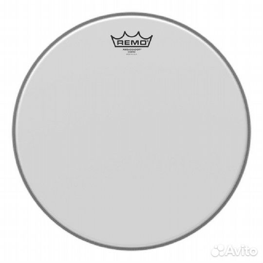 Remo BA-0114-00- ambassador 14 coated пластик