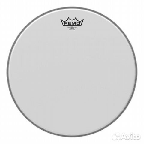 Remo BA-0114-00- ambassador 14 coated пластик