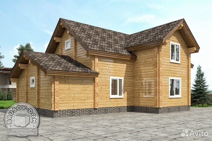 Дом из профилированного бруса 10*10,5