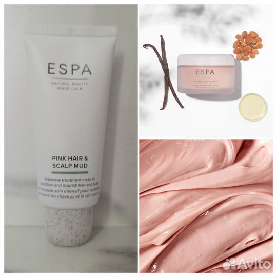 Маска для волос Espa Pink Hair & Scalp Mud Mask