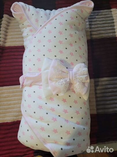 Конверт на выписку для девочки зима