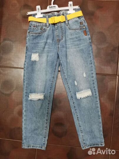 Джинсы для девочки 116