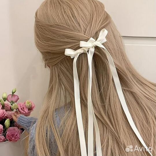 Длиннные бантики на заколке k-girl