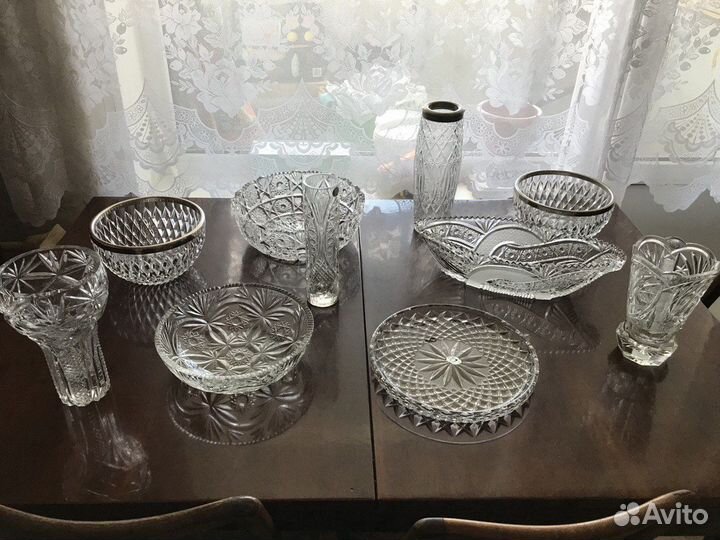 Посуда из хрусталя, СССР