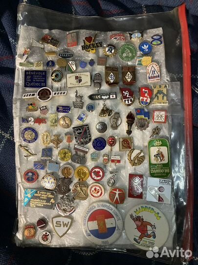 Значок спорт футбол хоккей борьба олимпиада