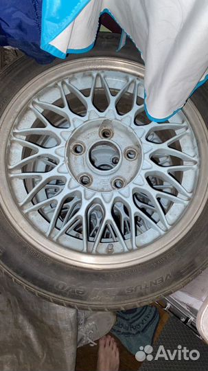Диски BBS r15 5-114 резина 195/50/15