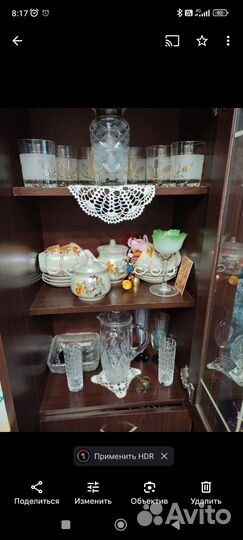 Хрусталь советский и посуда