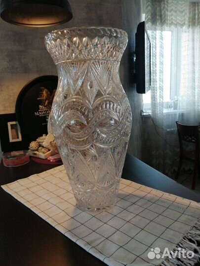 Ваза хрустальная большая СССР