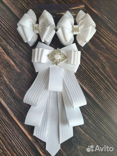 Школьные наборы и бантики ручной работы