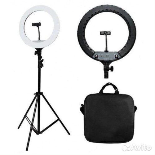 Кольцевая лампа 45 см со штативом