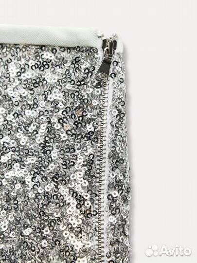 Шорты в пайетках zara s