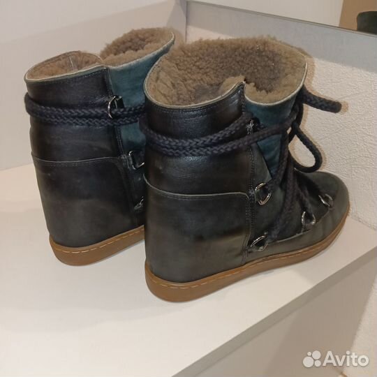 Ботинки зимние натуральная кожа 36
