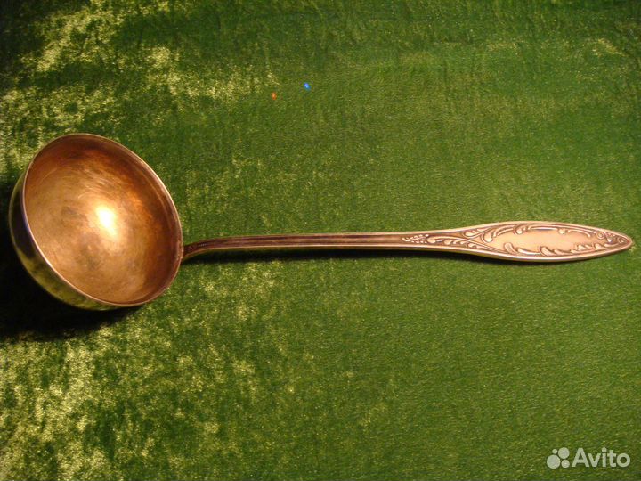 Половник Старинный Мельхиоровый Серия Пламя