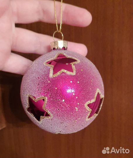 Стеклянные елочные шары