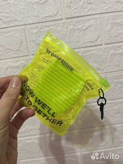 Очиститель для кистей золотое яблоко + косметичка