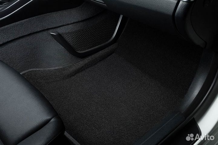 3D ворсовые коврики Audi Q7 II 2015-н.в