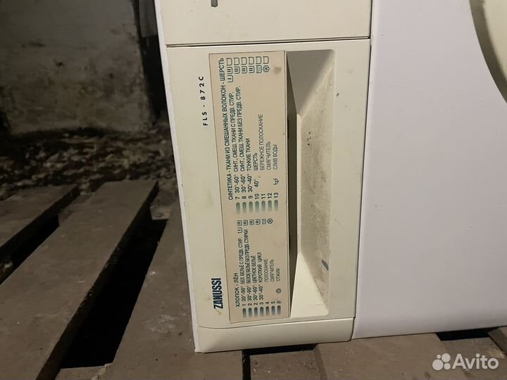 Стиральная машинка zanussi