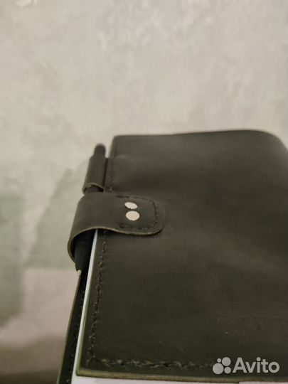 Именной кожаный ежедневник ручной работы с грав