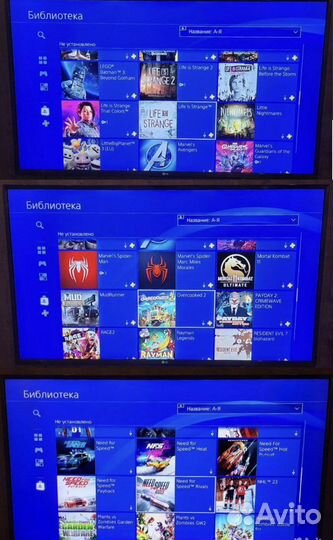 Ps4 pro 7208 1tb с играми