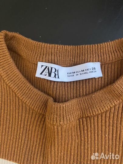 Zara короткий топ