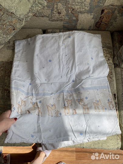 Трикотажный комплект в коляску