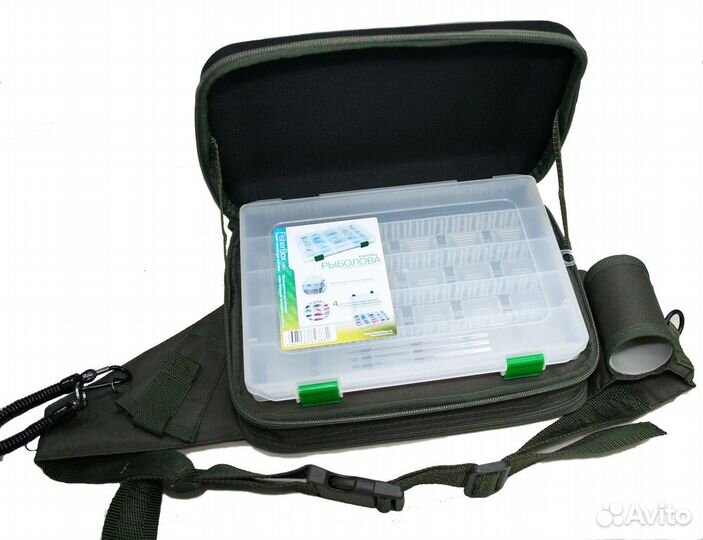 Сумка C126 поясная в комплекте 2 кор. fisherbox