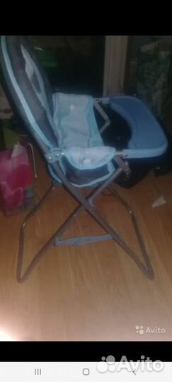 Коляска и стул для кормления для игр