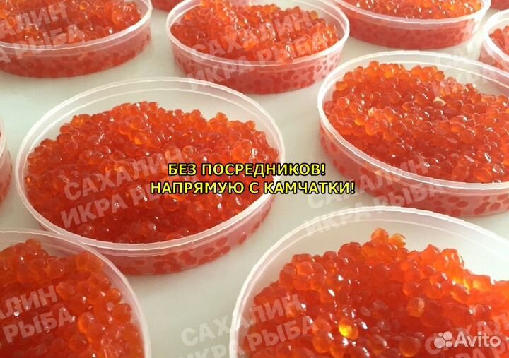 Красная икра горбуши