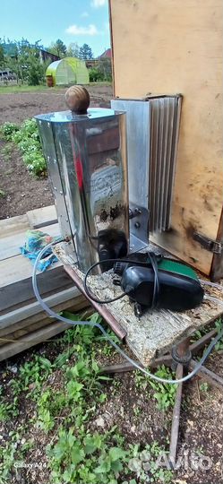 Коптильня холодного копчения с дымогенератором бу