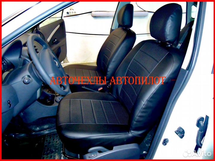 Чехлы Автопилот Nissan Almera g11 g15 из экокожи