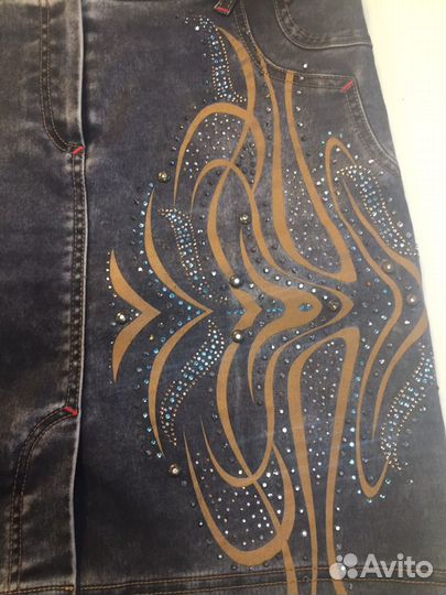 Новая джинсова юбка Турция