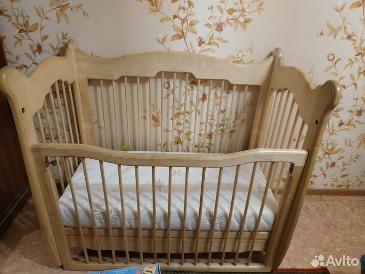 Новая детская кровать из массива берёзы