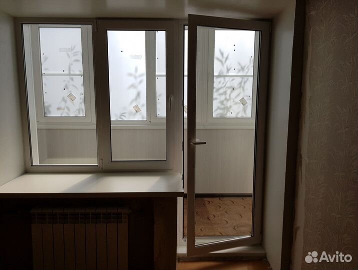 Выход на балкон теплый