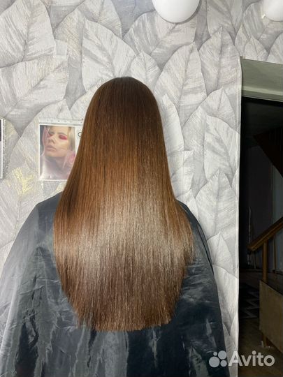 Кератиновое выпрямление