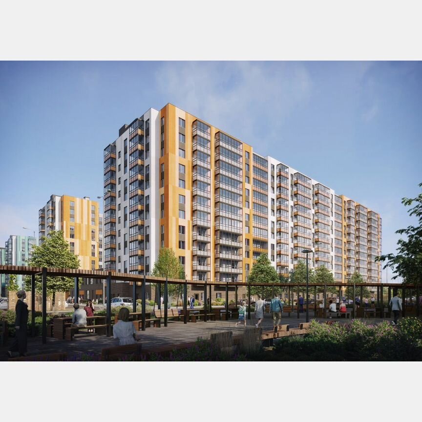 1-к. квартира, 38,1 м², 3/12 эт.