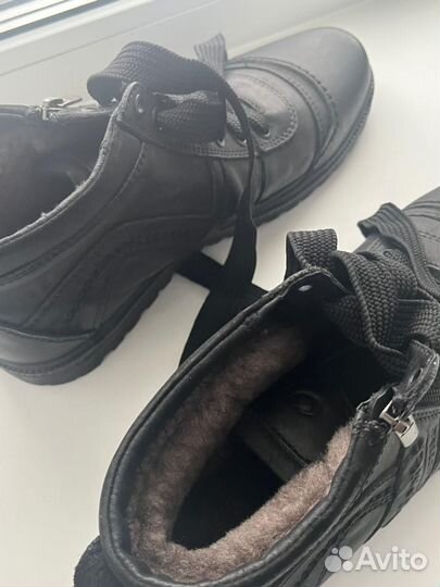 Ботинки мужские зимние 42 размер натуральная кожа