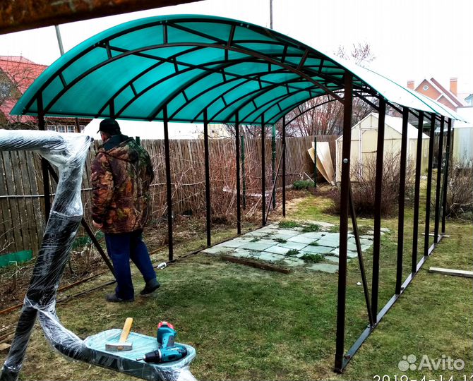 Навес универсальный усиленный 3,6 х 6,0м