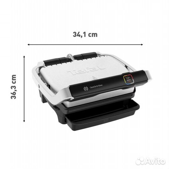 Электрогриль tefal optigrill elite gc750d30