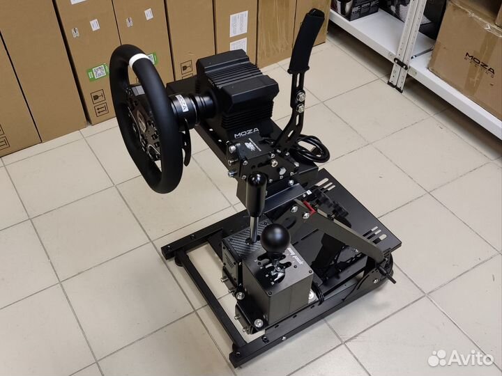 Стойка для игрового руля + коробка передач