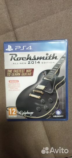 Диск с игрой Rocksmith ps4 + USB cable
