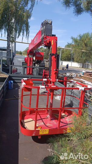 Аренда и услуги манипулятора, стрела 7 т, 19 м, борт 7.8 м