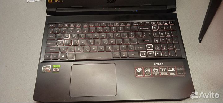 Игровой ноутбук acer nitro 5 an515